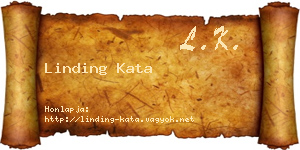 Linding Kata névjegykártya